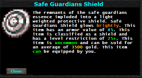 Safe Guardian's Shield